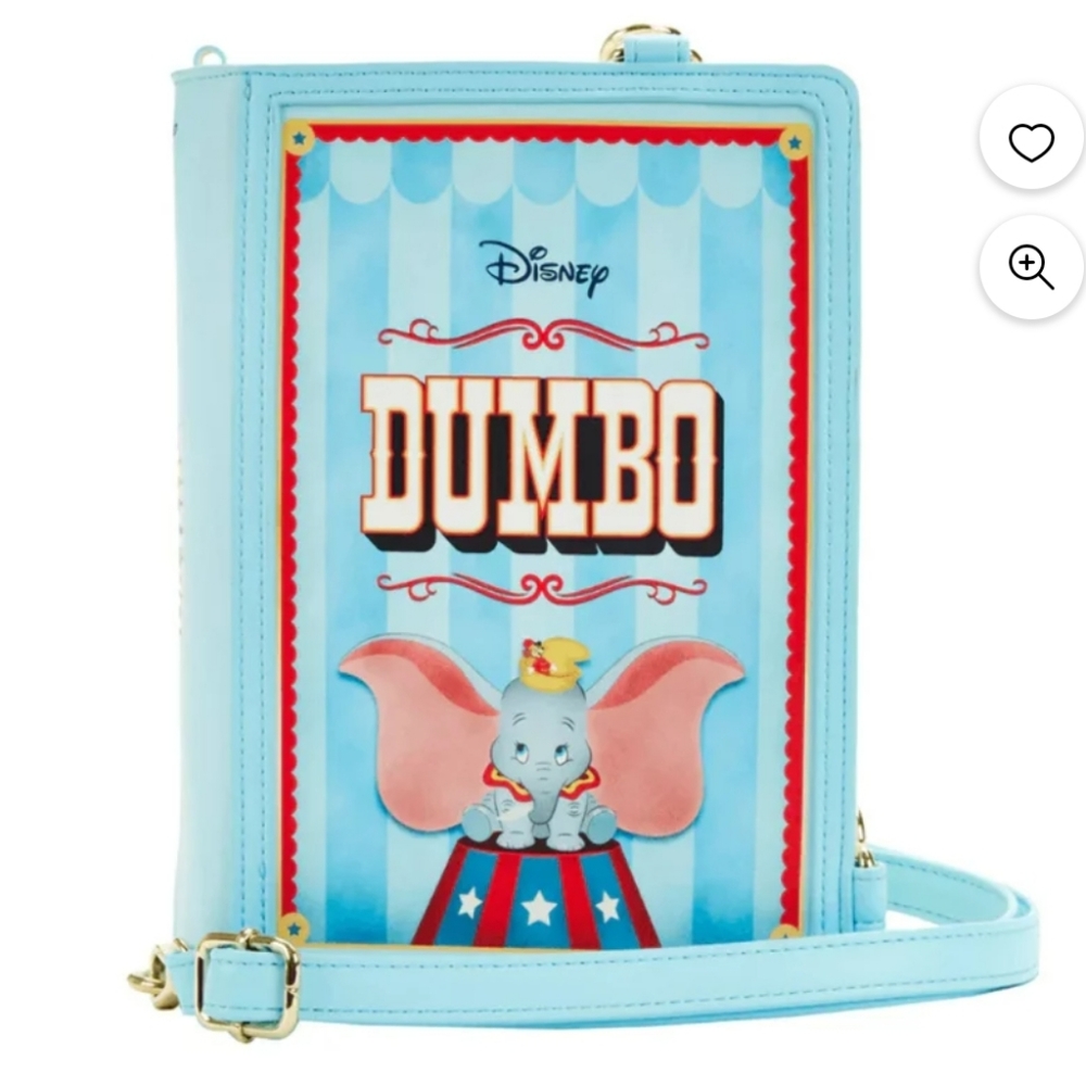 Loungefly Disney Dumbo Storybook Convertible Backpack & Crossbody Bag